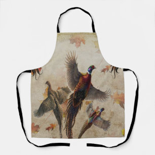 Pheasant tapestry poster acrylic print triptych k apron