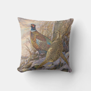 Pheasant Tapestry Poster Triptych Button Keychain Cushion