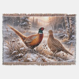 Pheasant  throw blanket