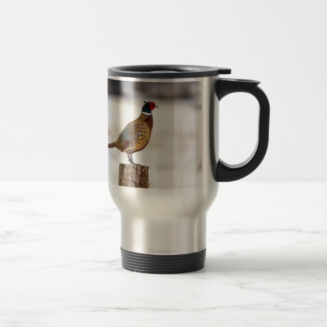 Pheasant Travel Mug (Right)