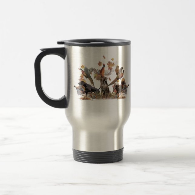 Pheasant  travel mug (Left)