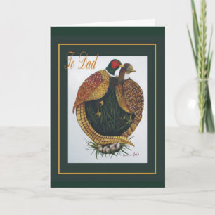 Pheasants Card