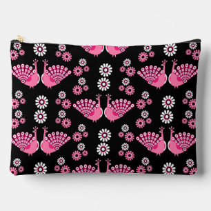 Pheasants Peacock Art Accessory Pouch