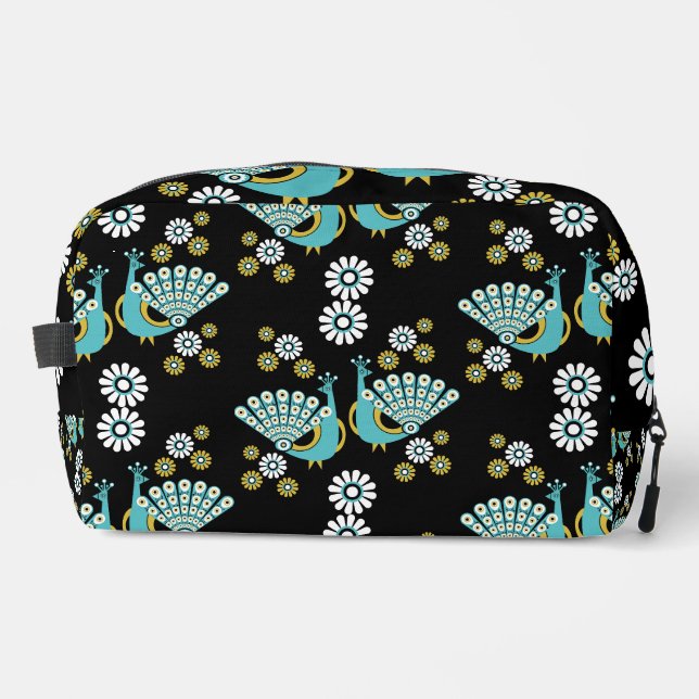  Pheasants Peacock Art Dopp Kit (Front)