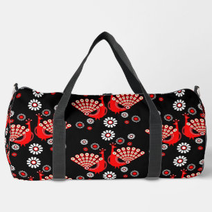 Pheasants Peacock Art Duffle Bag
