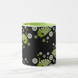 Pheasants Peacock Art Mug