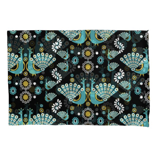  Pheasants Peacock Art Pillowcase (Front)