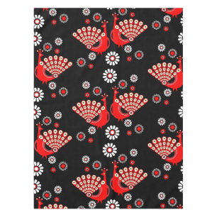 Pheasants Peacock Art Tablecloth