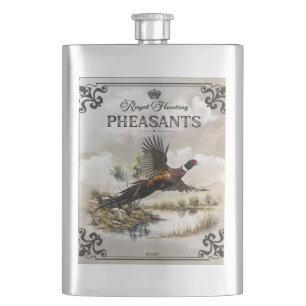 Pheasants, Royal Hunting Hip Flask