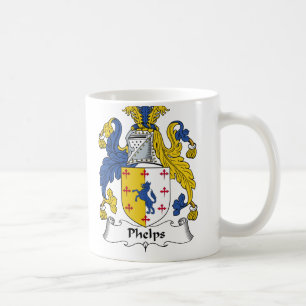 Phelps Family Crest Coffee Mug
