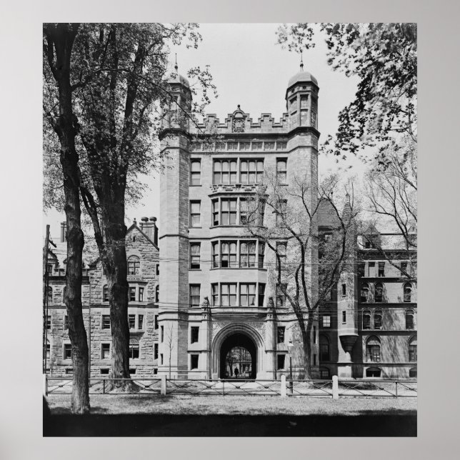 Phelps Hall and Gateway (Yale University) Poster (Front)