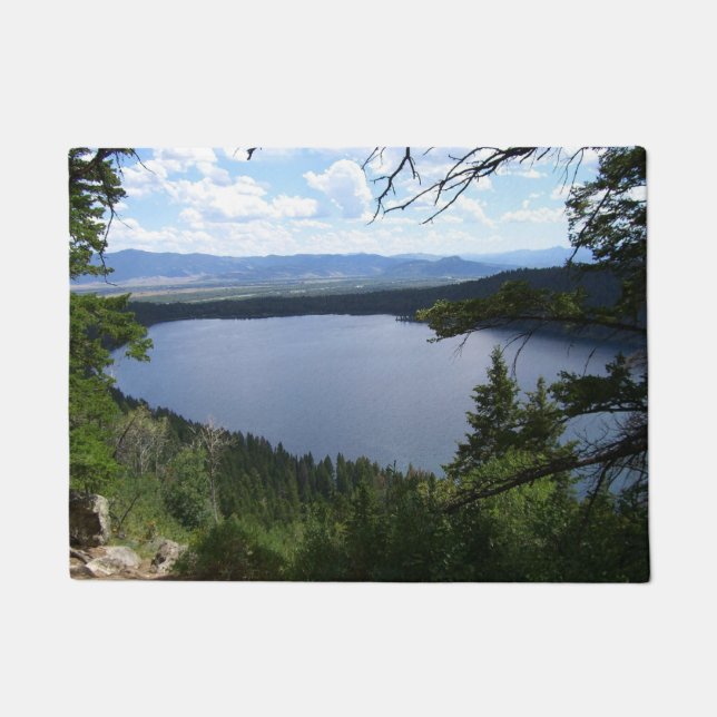 Phelps Lake I at Grand Teton National Park Doormat (Front)