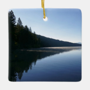 Phelps Lake II at Grand Teton National Park Ceramic Ornament