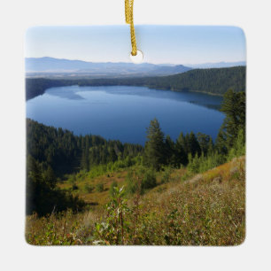 Phelps Lake III at Grand Teton National Park Ceramic Ornament