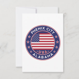 Phenix, Alabama Card