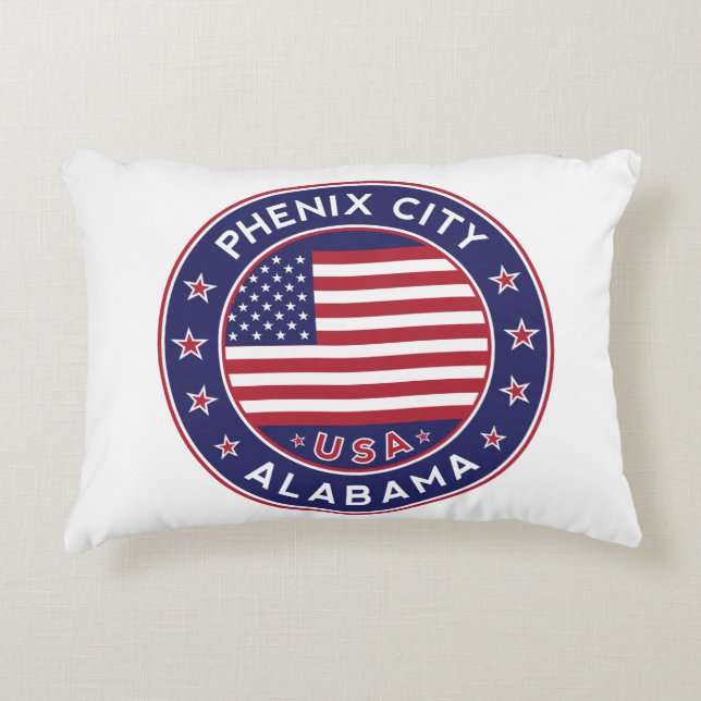 Phenix, Alabama Decorative Cushion (Front)