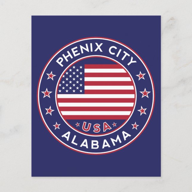 Phenix, Alabama Flyer (Front)