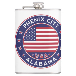Phenix, Alabama Hip Flask