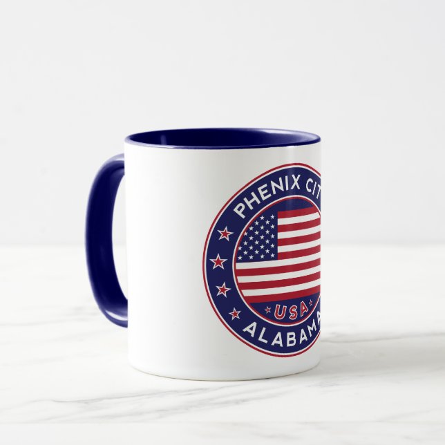 Phenix, Alabama Mug (Front Left)