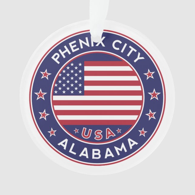 Phenix, Alabama Ornament (Front)