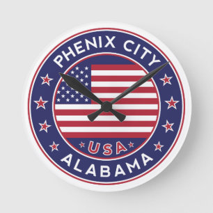 Phenix, Alabama Round Clock