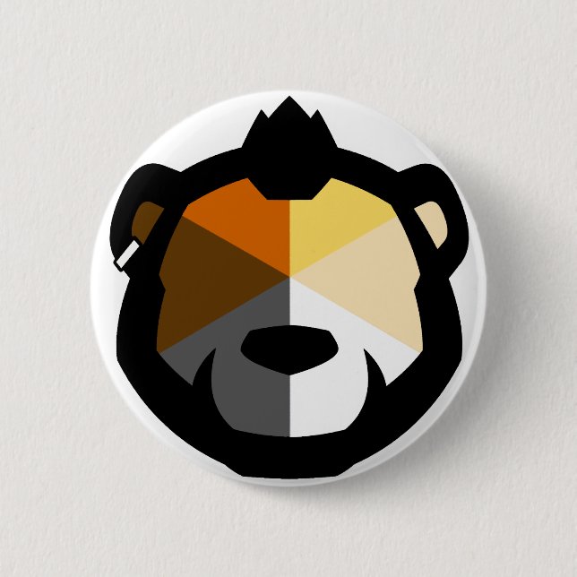 PhenomBear 6 Cm Round Badge (Front)