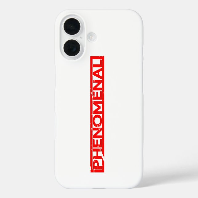Phenomenal Stamp Case-Mate iPhone Case (Back)