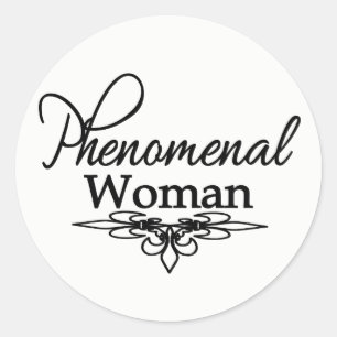 Phenomenal Woman Mother's Day/Any Day Classic Round Sticker