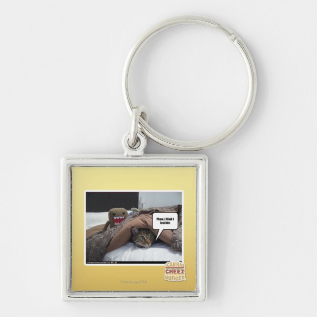 Phew I think I lost him Key Ring (Front)