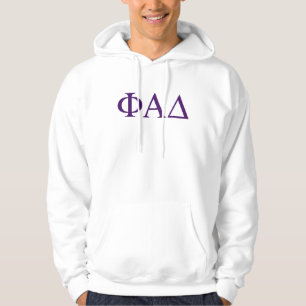 Phi Alpha Delta Greek Letters Hoodie