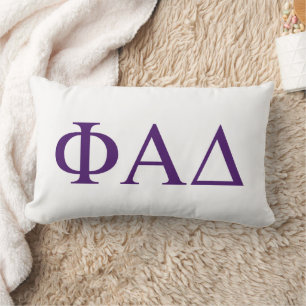Phi Alpha Delta Greek Letters Lumbar Cushion
