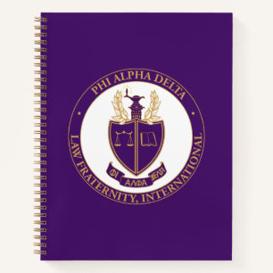 Phi Alpha Delta Logo Notebook