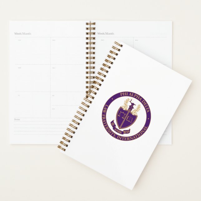 Phi Alpha Delta Logo Planner (Display)