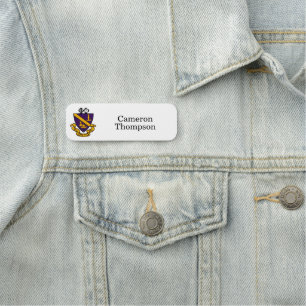 Phi Chi Theta Colour Crest Name Tag