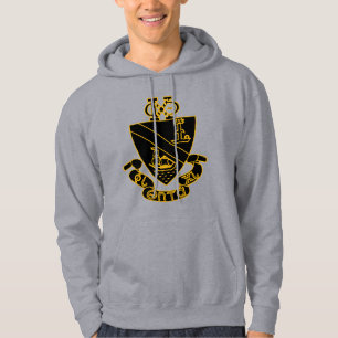 Phi Chi Theta Crest   Gold and Black Hoodie