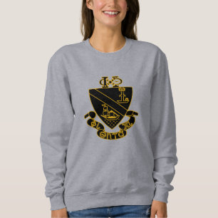 Phi Chi Theta Crest   Gold and Black Sweatshirt
