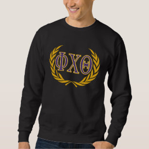 Phi Chi Theta Greek with Wreath Sweatshirt