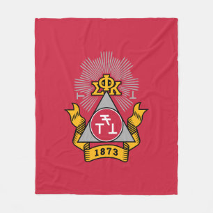 Phi Sigma Kappa Crest Fleece Blanket