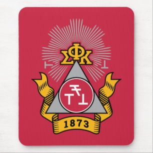 Phi Sigma Kappa Crest Mouse Pad