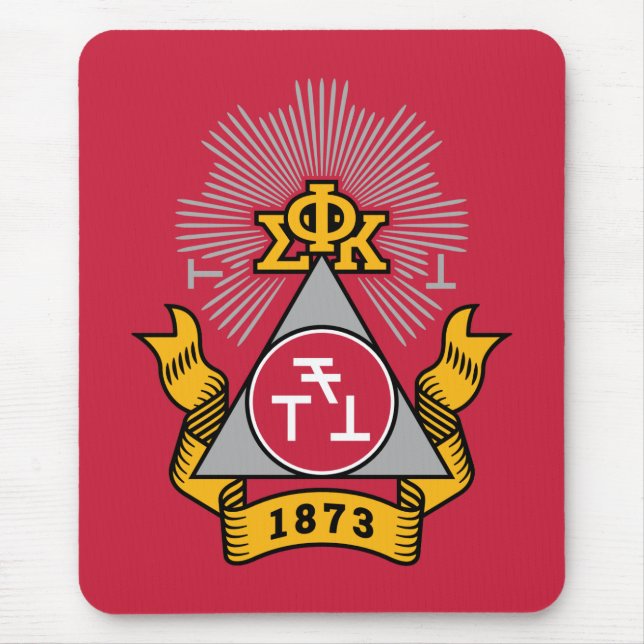 Phi Sigma Kappa Crest Mouse Pad (Front)