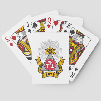 Phi Sigma Kappa Crest Playing Cards