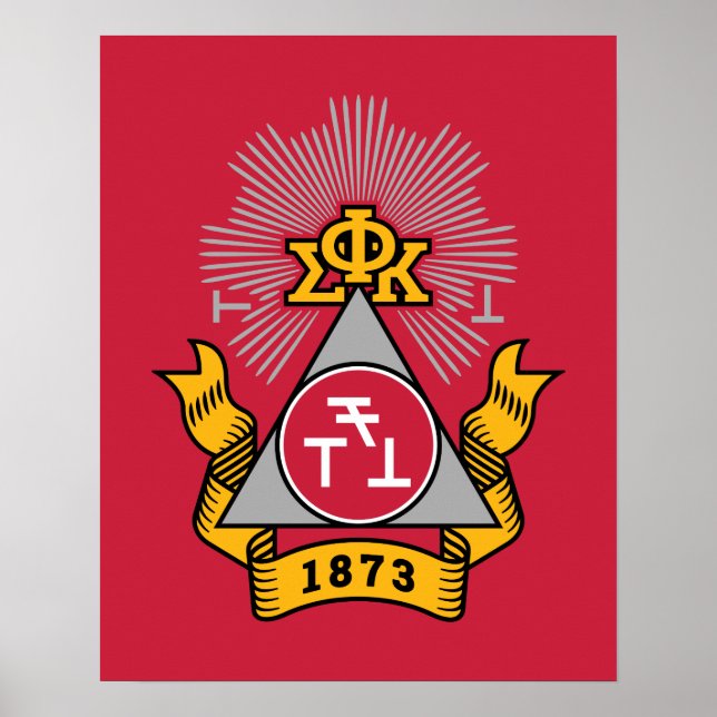 Phi Sigma Kappa Crest Poster (Front)