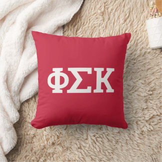 Phi Sigma Kappa Letters Cushion