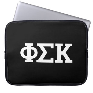 Phi Sigma Kappa Letters Laptop Sleeve