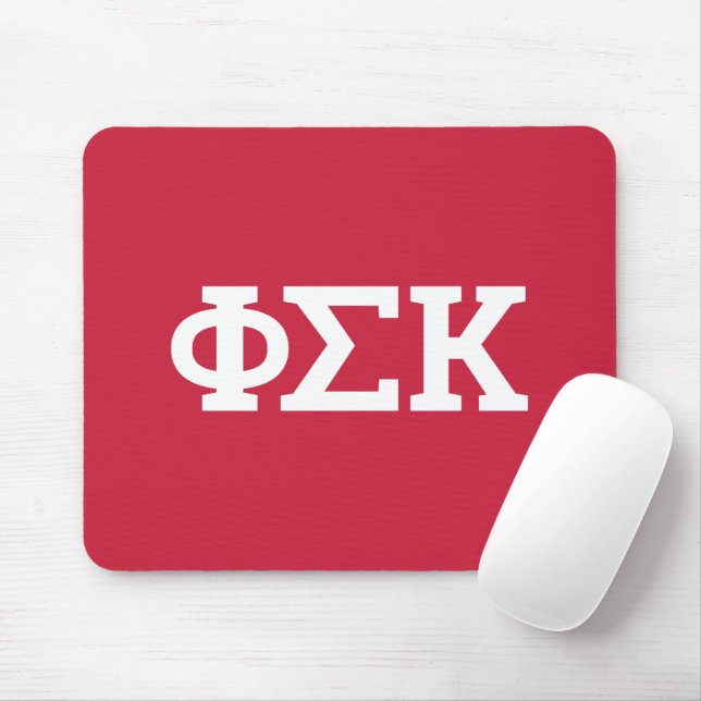 Phi Sigma Kappa Letters Mouse Pad (With Mouse)
