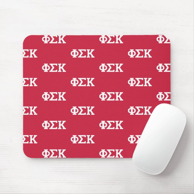 Phi Sigma Kappa Letters Mouse Pad (With Mouse)