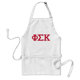 Phi Sigma Kappa Letters Standard Apron