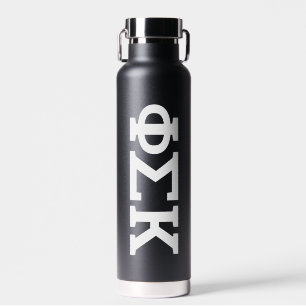 Phi Sigma Kappa Letters Water Bottle