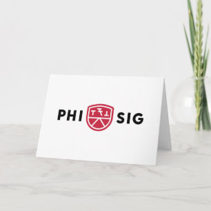 Phi Sigma Kappa Logo Card