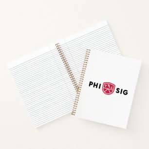 Phi Sigma Kappa Logo Notebook
